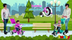 triciclo be move confort de smoby