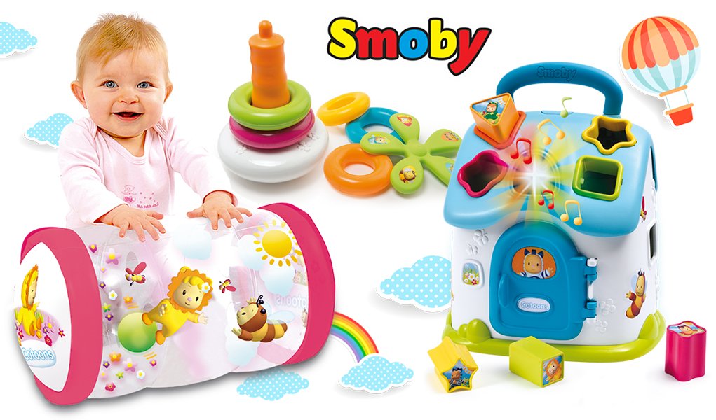 juguetes para bebés Cotoons formas y colores